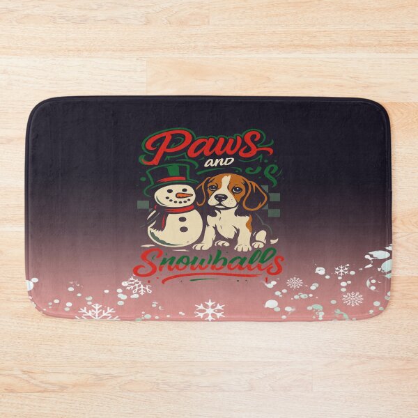 Item preview, Paws And Snow Balls | Dog Christmas designed and sold by skkyfaithArtz.
