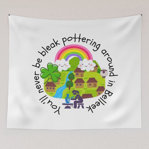 Item preview, You'll Never Be Bleak Pottering Around Belleek, Northern Ireland. designed and sold by MPC-Mince-Pies.