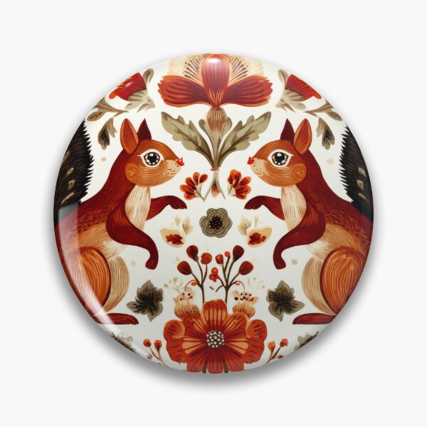 Item preview, Scandinavian Squirrel Autumn Forest designed and sold by scicilysimonee.