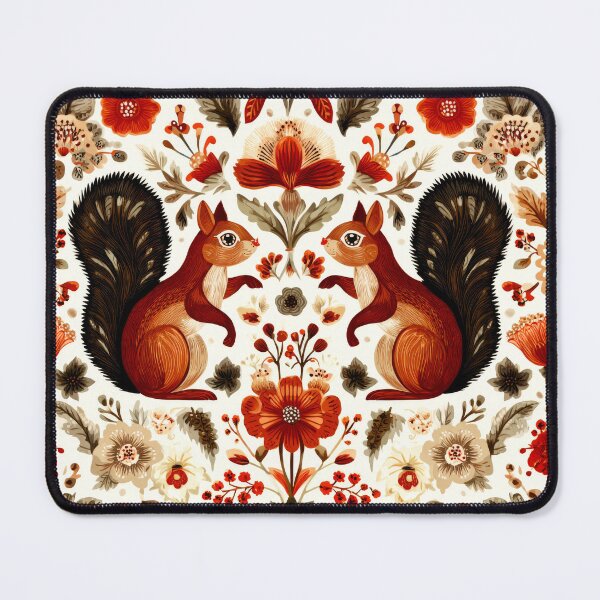 Item preview, Scandinavian Squirrel Autumn Forest designed and sold by scicilysimonee.