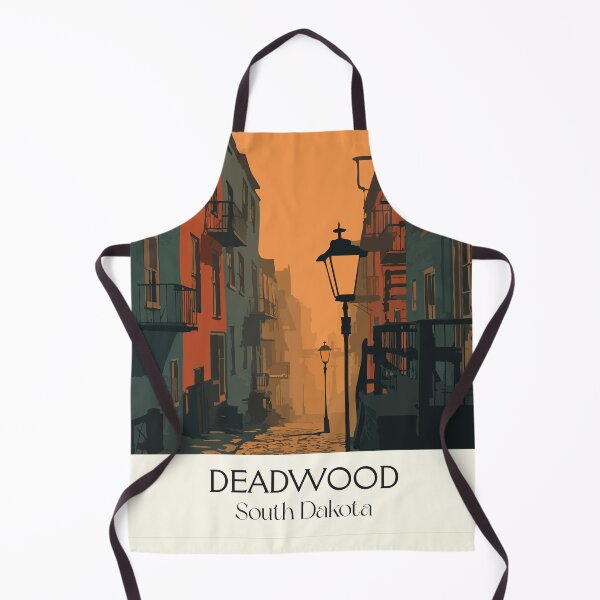 Item preview, Deadwood South Dakota Vintage Poster | Wild West Historic Town Art Print | Black Hills Gold Rush Decor designed and sold by TuncGK.