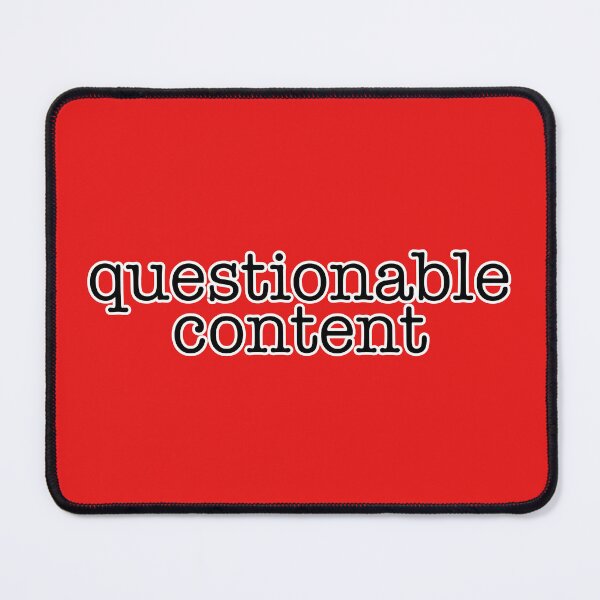 Item preview, questionable content, version 2 red backgrounds designed and sold by mntimg.