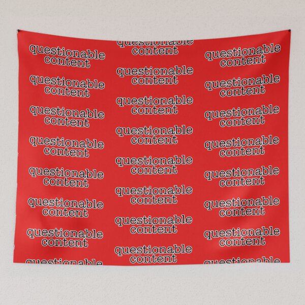 Item preview, questionable content, version 2 red backgrounds designed and sold by mntimg.
