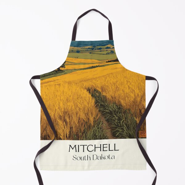 Item preview, Mitchell South Dakota Vintage Poster | Prairie Sunset Art Print | Agricultural Heartland Decor designed and sold by TuncGK.