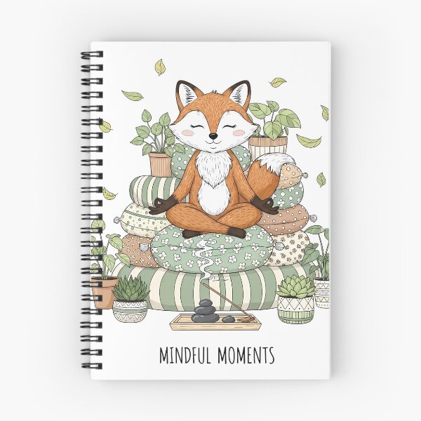 Item preview, Mindful Moments Meditation Fox Zen Vibes designed and sold by DESIGNPP.
