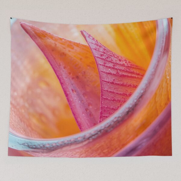 Item preview, Vibrant Abstract Sunset Pink and Orange Summer designed and sold by Harmonic_Layers.