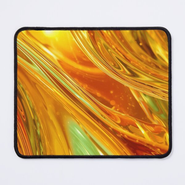 Item preview, Golden Abstract Chrome Radiant Summer Sun designed and sold by Harmonic_Layers.