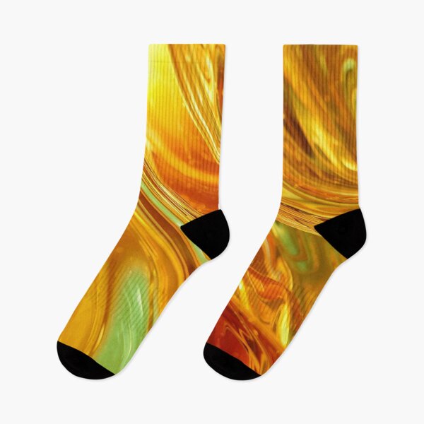 Item preview, Golden Abstract Chrome Radiant Summer Sun designed and sold by Harmonic_Layers.