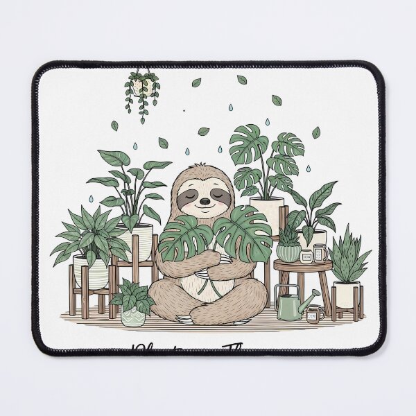 Item preview, Plants are Therapy Sloth Plant Parent designed and sold by DESIGNPP.
