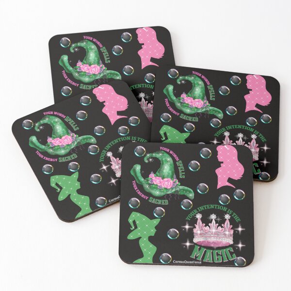 Item preview, Wicked Pink & Green Spell Design designed and sold by CarmaQuanTarot.