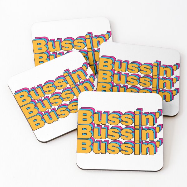 Item preview, Bussin’ Retro Text Meme | Funny Viral Slang Typography Design designed and sold by SimplyJasper.