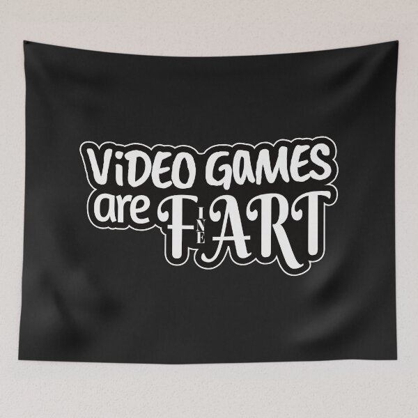 Item preview, Video Games are F(ine) Art designed and sold by Rixitic.