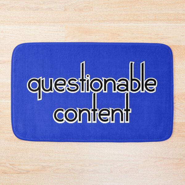 Item preview, questionable content, version 1 blue backgrounds designed and sold by mntimg.