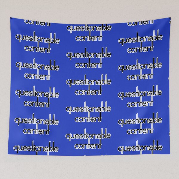 Item preview, questionable content, version 1 blue backgrounds designed and sold by mntimg.