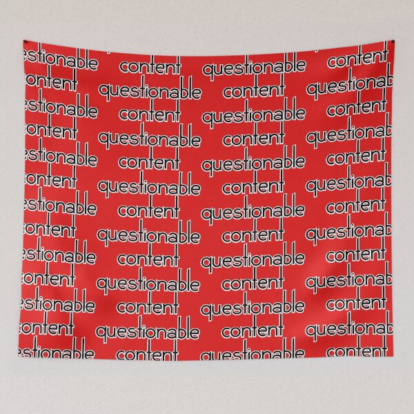 Item preview, questionable content, version 1 red backgrounds designed and sold by mntimg.