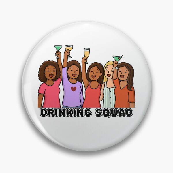 Item preview, Drinking Squad designed and sold by GroovyLemons.