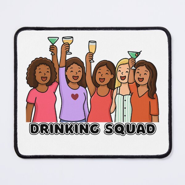 Item preview, Drinking Squad designed and sold by GroovyLemons.