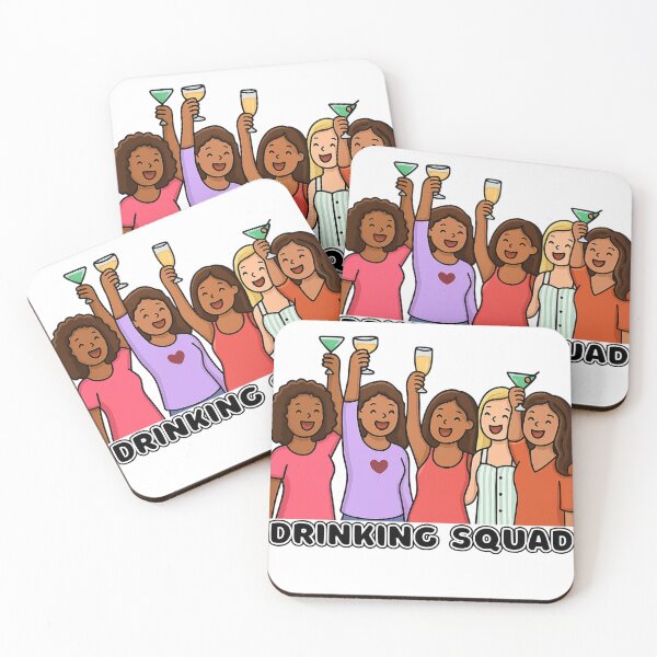 Item preview, Drinking Squad designed and sold by GroovyLemons.