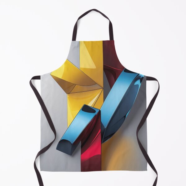 Item preview, Abstract Line Glossy Chrome In Yellow Red And Blue designed and sold by Harmonic_Layers.