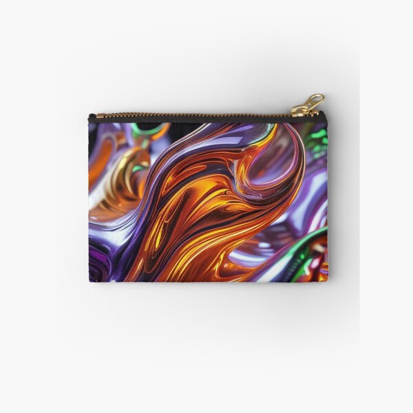 Item preview, Abstract Flame Art - Glossy Chrome in Haunted Colors designed and sold by Harmonic_Layers.