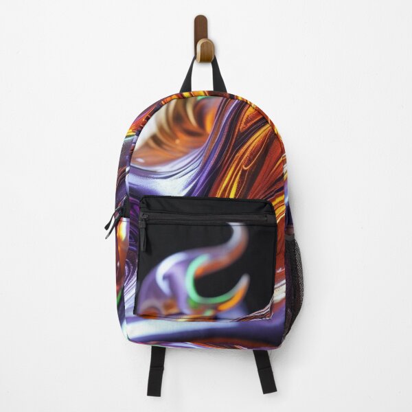Item preview, Abstract Flame Art - Glossy Chrome in Haunted Colors designed and sold by Harmonic_Layers.