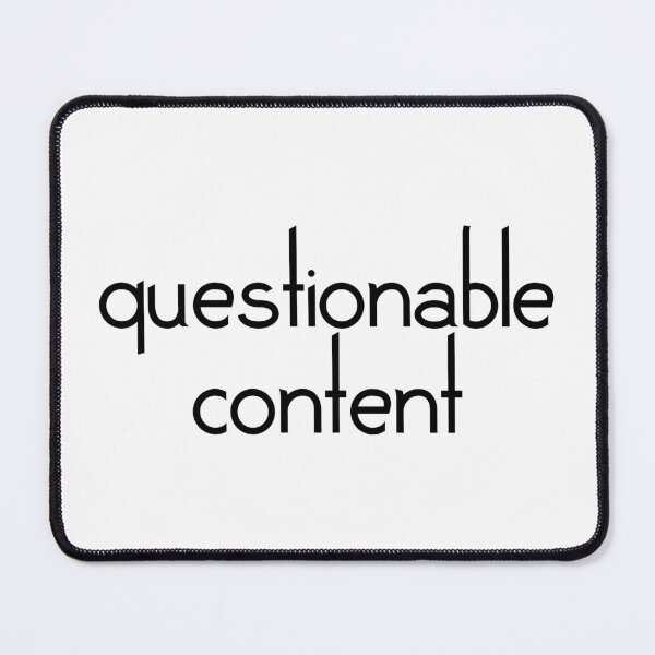 Item preview, questionable content, version 1 white designed and sold by mntimg.