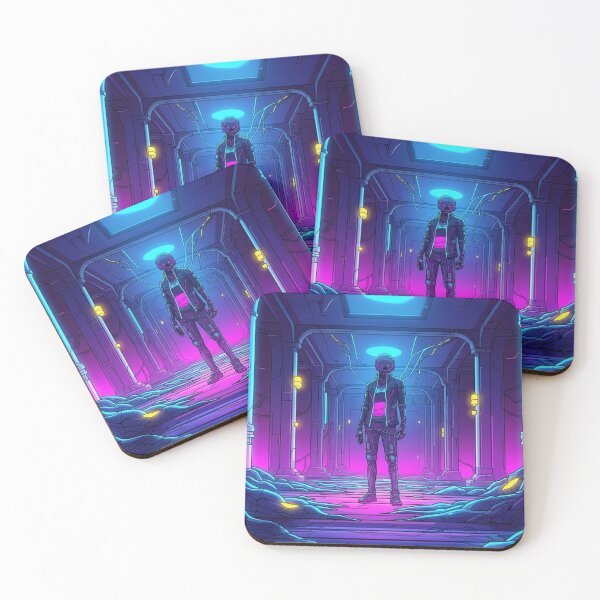 Item preview, The Lone Cyberpunk Wanderer designed and sold by Kemet-Artistry.