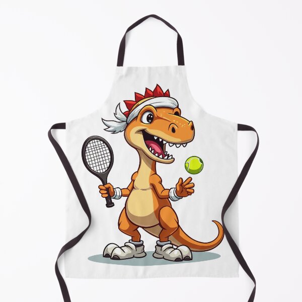 Item preview, Tennis Dino Pro | Funny Cartoon Dinosaur Athlete designed and sold by NovaProArt.
