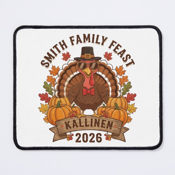 Item preview, Kallinen Family's Thanksgiving Feast 2026 designed and sold by Silent Watch Threads..