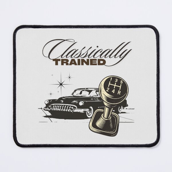 Item preview, Classically Trained Vintage Car & Stick Shift | Retro Driving Enthusiast Design designed and sold by Cree8if.