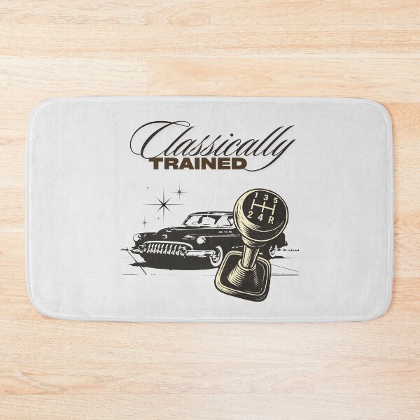 Item preview, Classically Trained Vintage Car & Stick Shift | Retro Driving Enthusiast Design designed and sold by Cree8if.