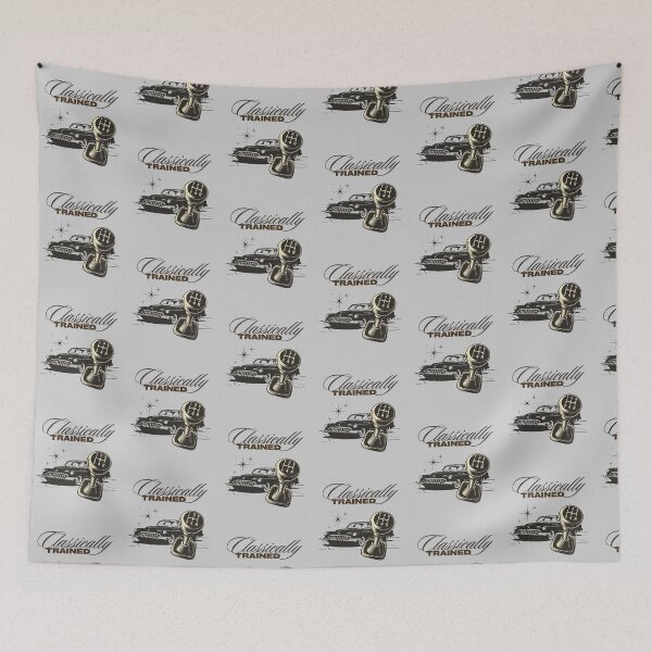 Item preview, Classically Trained Vintage Car & Stick Shift | Retro Driving Enthusiast Design designed and sold by Cree8if.