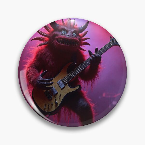 Item preview, Rock Monster | Cartoon Guitarist on Stage designed and sold by NovaProArt.