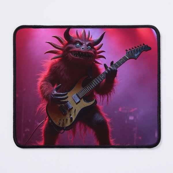 Item preview, Rock Monster | Cartoon Guitarist on Stage designed and sold by NovaProArt.