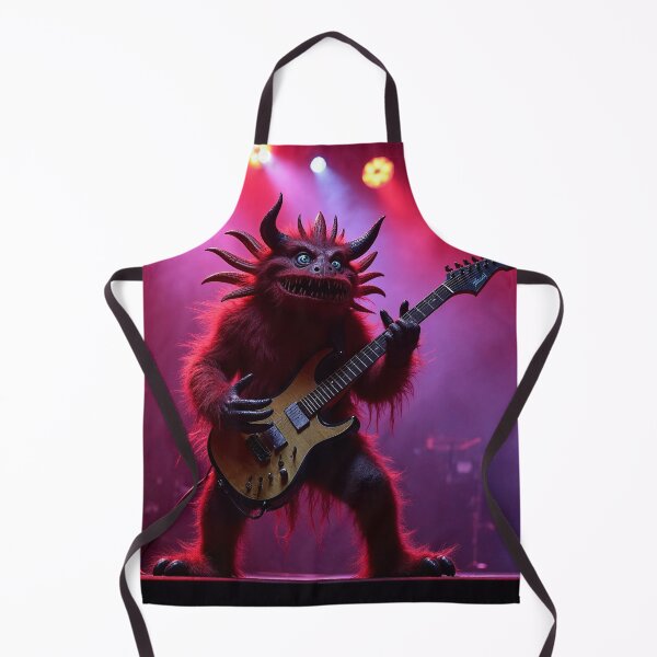 Item preview, Rock Monster | Cartoon Guitarist on Stage designed and sold by NovaProArt.