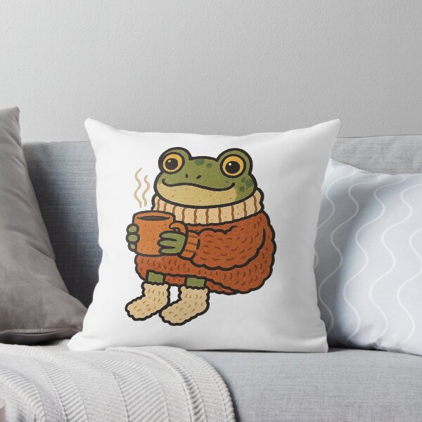 Item preview, Cozy Froggolino in Sweater designed and sold by Margarita Krasutska.