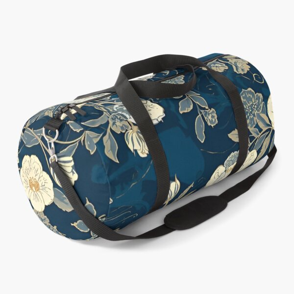Item preview, Floral Print with Blue Background designed and sold by Ciervo Primavera.