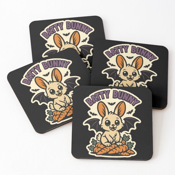 Item preview, Retro Halloween Pets – Vampire Bunny Batty Bunny Comic Art Sticker designed and sold by JacobKAurumhead.