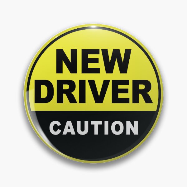 Item preview,  Yellow Caution New Driver Sticker Funny Warning Sign designed and sold by iziHumor.