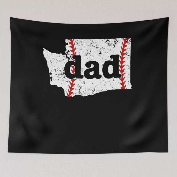 Aperçu de l'œuvre Softball Dad Shirt Washington Dads Baseball Shirt Cadeau créée et vendue par shoppzee.