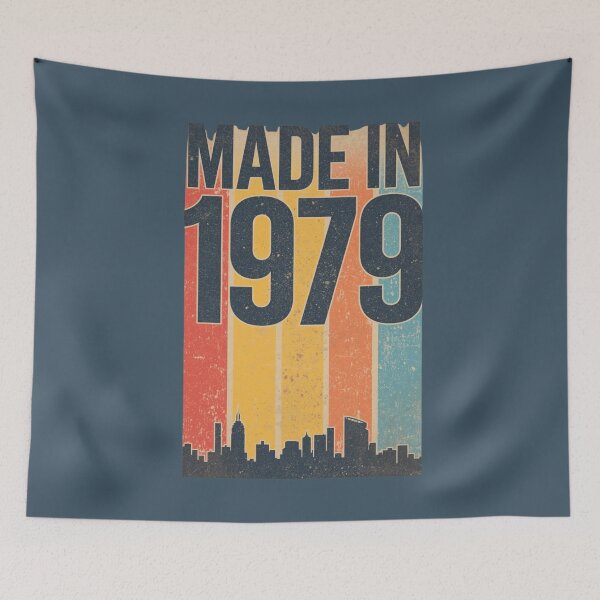 Item preview, Made in 1979 Retro Vintage City Skyline Design designed and sold by Pixelogia.