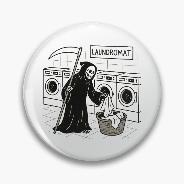 Item preview, Death at the Laundromat designed and sold by pnknessprojects.