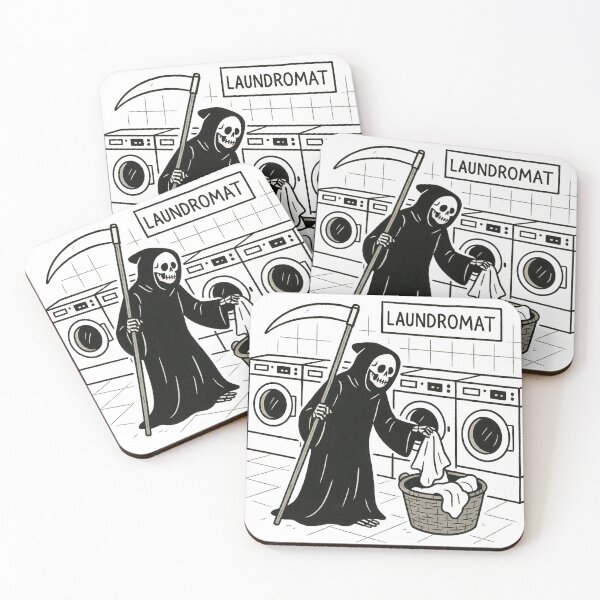 Item preview, Death at the Laundromat designed and sold by pnknessprojects.