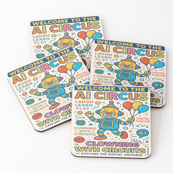 Item preview, AI Circus – Clowning with Circuits Digital Funfair designed and sold by alizo74.