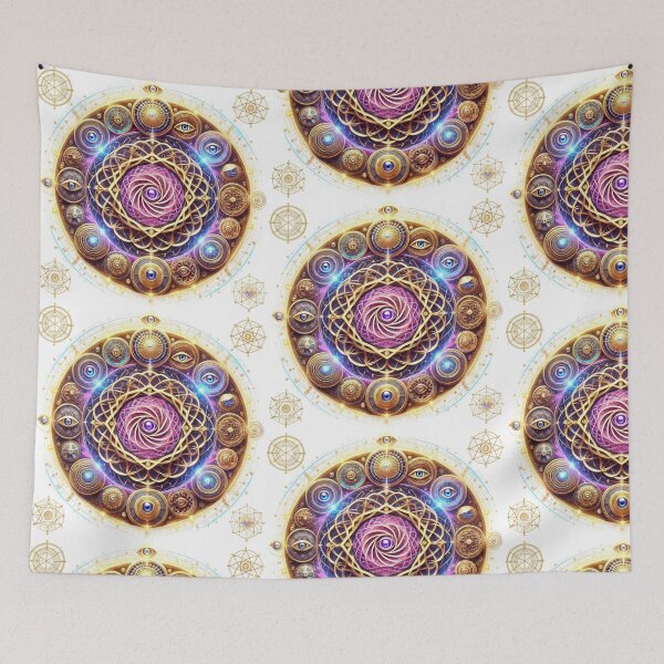 Item preview, Celestial Eye Mandala – Sacred Geometry of Vision designed and sold by Taylored Harmony.
