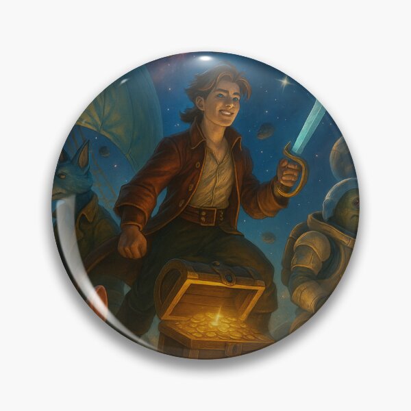 Item preview, Space pirates on a treasure hunt designed and sold by _Smiley_.