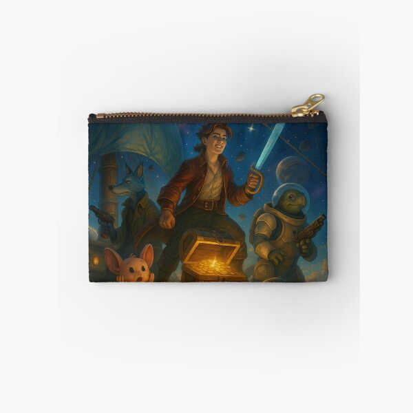 Item preview, Space pirates on a treasure hunt designed and sold by _Smiley_.