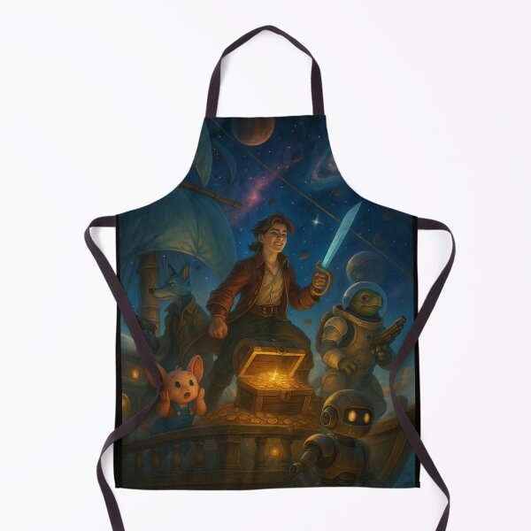 Item preview, Space pirates on a treasure hunt designed and sold by _Smiley_.