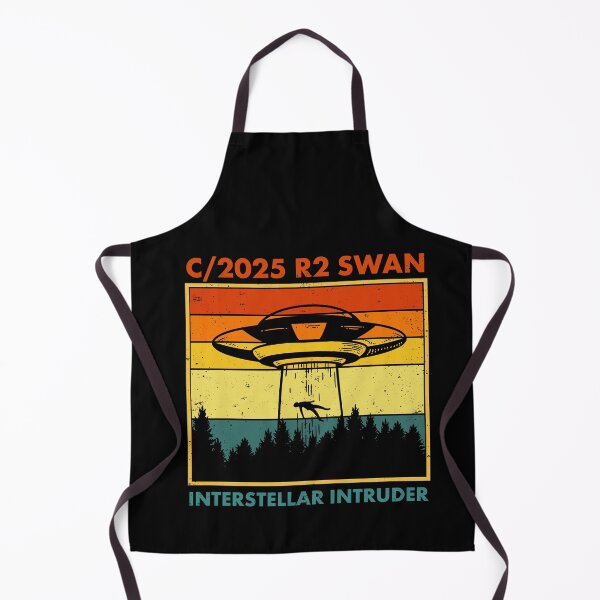 Artikelvorschau, Retro-Weltraumkomet C/2025 R2 SWAN Oktober-Himmelsereignis entworfen und verkauft von elderberry.