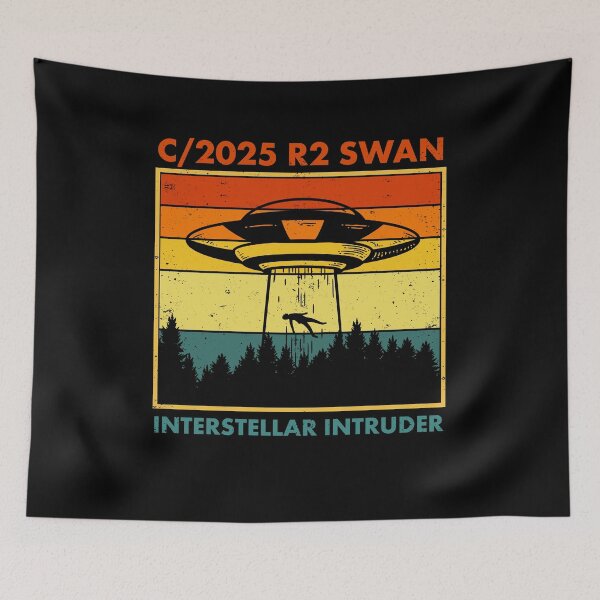 Item preview, Retro Space Comet C/2025 R2 SWAN October Sky Event designed and sold by elderberry.